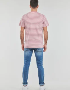 Selected - SLHANDY STRIPE SS O-NECK TEE W