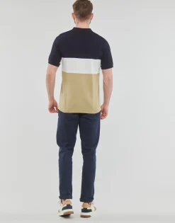 Selected - SLHMATTIS SS KNIT BLOCK POLO B Discount