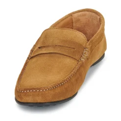 Selected - SLHSERGIO SUEDE PENNY DRIVING SHOE B Cognac Sale