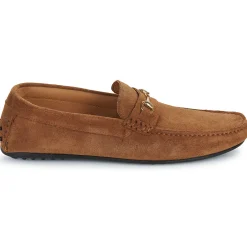 Selected - SLHSERGIO SUEDE HORSEBIT DRIVING SHOE Cognac