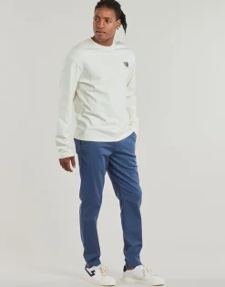 Sale Selected - SLHSLIM-NEW MILES 175 FLEX CHINO Bleu