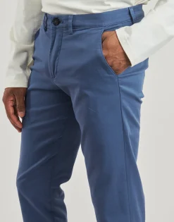 Sale Selected - SLHSLIM-NEW MILES 175 FLEX CHINO Bleu