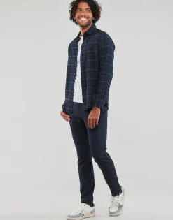 Hot Selected - SLHSLIMOWEN-FLANNEL SHIRT LS NOOS Marine