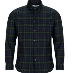 Hot Selected - SLHSLIMOWEN-FLANNEL SHIRT LS NOOS Marine