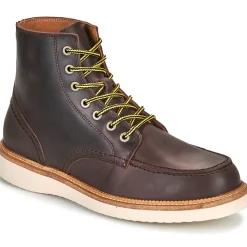 Selected - SLHTEO NEW LEATHER MOC-TOE BOOT MArron Best