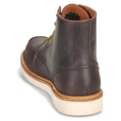 Selected - SLHTEO NEW LEATHER MOC-TOE BOOT MArron Best