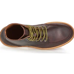 Selected - SLHTEO NEW LEATHER MOC-TOE BOOT MArron Best