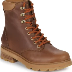 Best Sorel - LENNOX LACE STKD WP Cognac