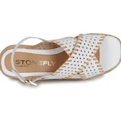 Stonefly - IVORY 2 NAPPA LTH Blanc Sale