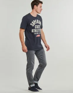 Discount Superdry - ATHLETIC ESSENTIAL Marine