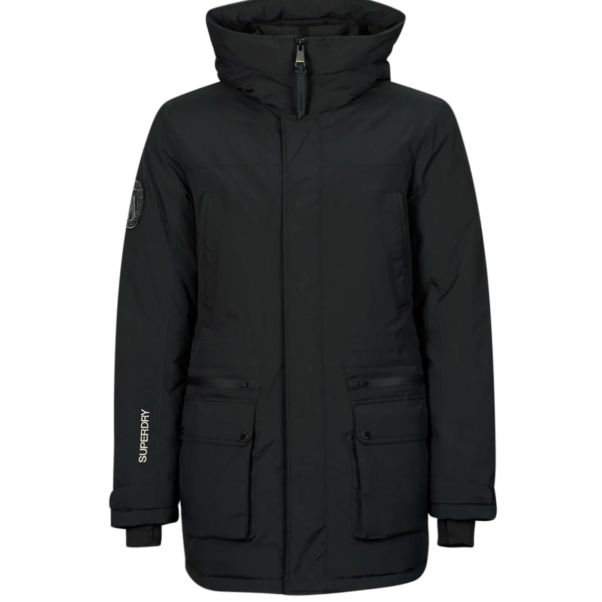 New Superdry - CITY PADDED PARKA JACKET Noir