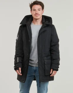 New Superdry - CITY PADDED PARKA JACKET Noir