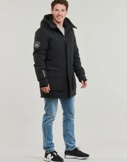 New Superdry - CITY PADDED PARKA JACKET Noir