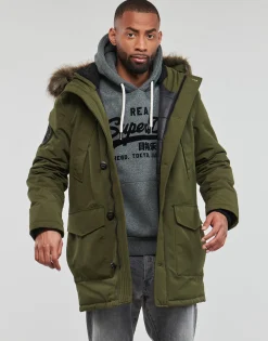 Best Superdry - EVEREST FAUX FUR HOODED PARKA Kaki