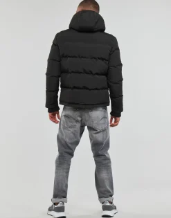 Superdry - EVEREST SHORT HOODED PUFFER Noir New