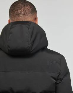 Superdry - EVEREST SHORT HOODED PUFFER Noir New