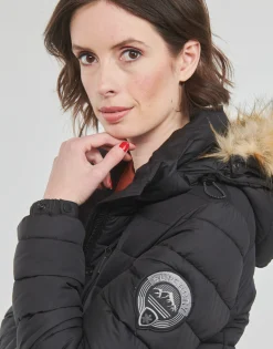 Superdry - FUJI HOODED LONGLINE PUFFER