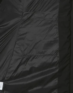 Superdry - FUJI HOODED MID FAUSSE FOURRURE Noir Outlet