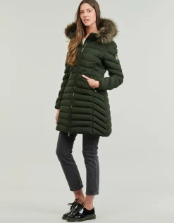 Superdry - FUJI HOODED MID FAUSSE FOURRURE