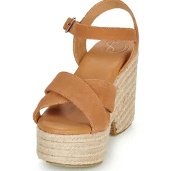 Superdry - HIGH ESPADRILLE SANDAL Cognac New