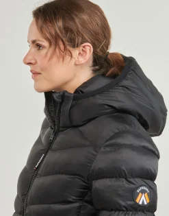 Clearance Superdry - HOODED FUJI PADDED JACKET Noir
