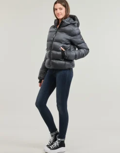 Superdry - HOODED LUXE SPORTS Grisfoncé Sale