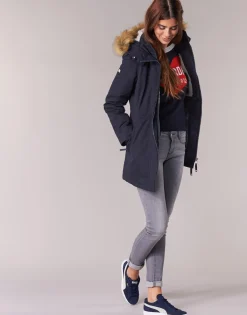 Superdry - HOODED MICROFIBRE Marine Best