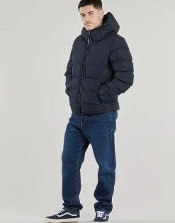 Superdry - HOODED SPORTS PUFFR JACKET Marine