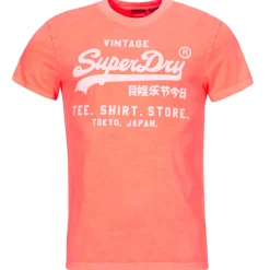 Superdry - LOGO NEON Orange Hot