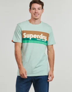 Superdry - LOGO TERRAIN Vert Outlet