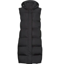 New Superdry - LONGLINE HOODED PUFFER GILET Noir
