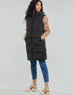 New Superdry - STUDIOS LONGLINE QUILTED GILET Black
