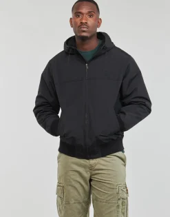 Superdry - SURPLUS NYLON HOODED BOMBER Noir