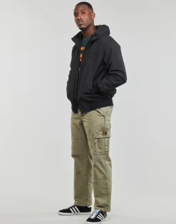 Superdry - SURPLUS NYLON HOODED BOMBER Noir