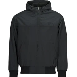 Superdry - SURPLUS NYLON HOODED BOMBER Noir