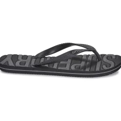 Superdry - TONG LOGO Noir Clearance