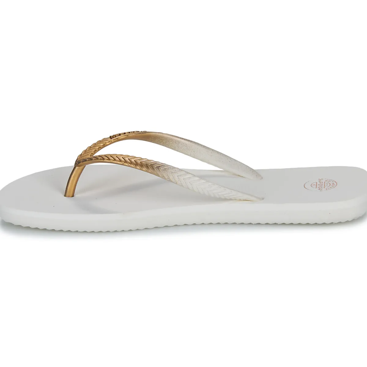 Hot Superdry - TONG METALLISEES CORE Blanc