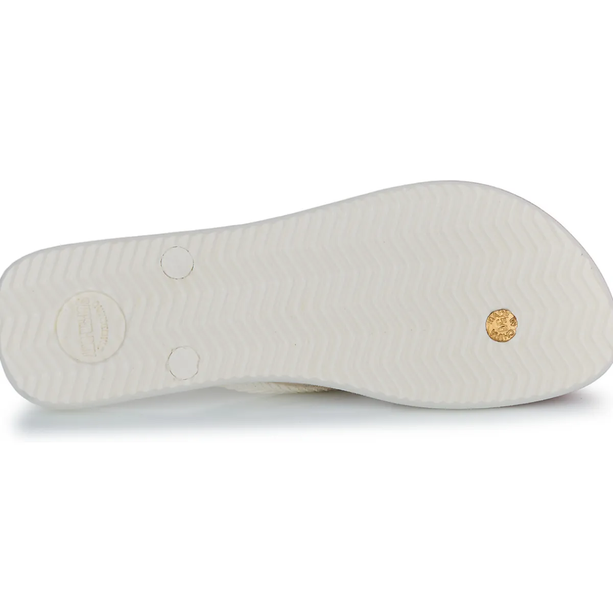 Hot Superdry - TONG METALLISEES CORE Blanc