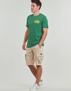 Superdry - VINTAGE LOGO BRODE Vert Sale