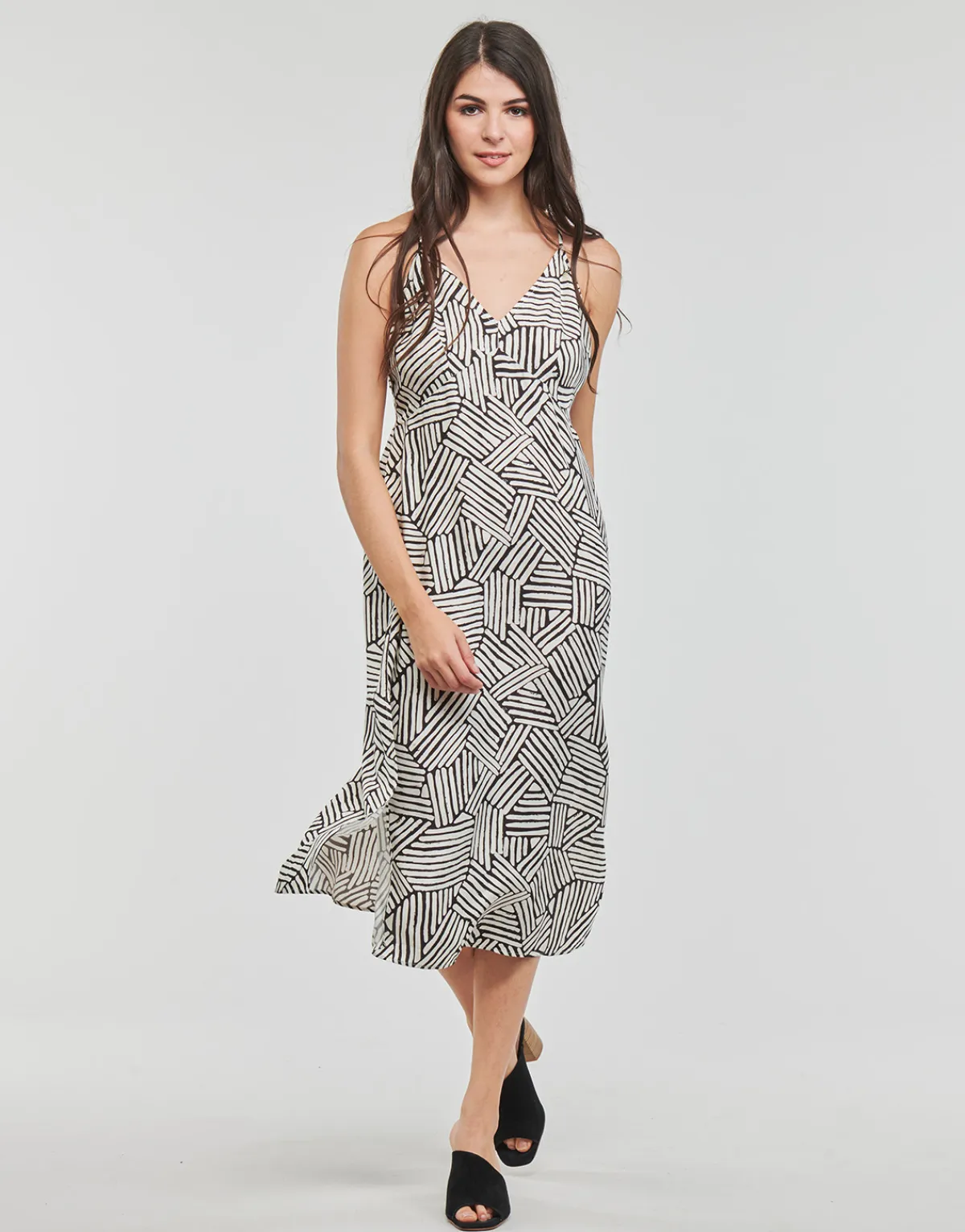 New Superdry - VINTAGE MIDI HALTER SLIP DRESS