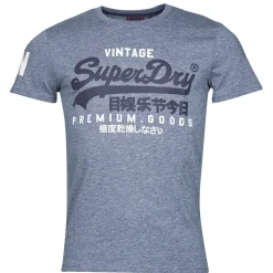 Superdry - VL TEE Bleu