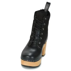 Swedish hasbeens - HIPPIE LACE UP Noir Sale