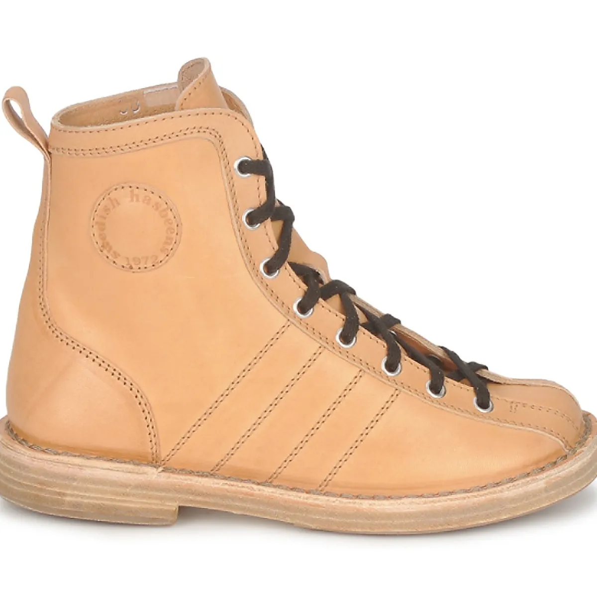 Hot Swedish hasbeens - VINTAGE BOWLING BOOT Beige