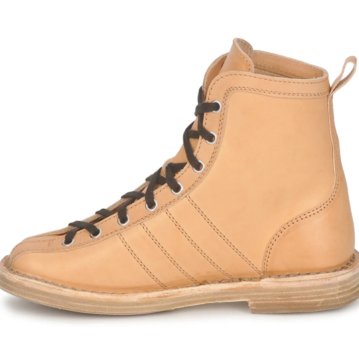 Hot Swedish hasbeens - VINTAGE BOWLING BOOT Beige