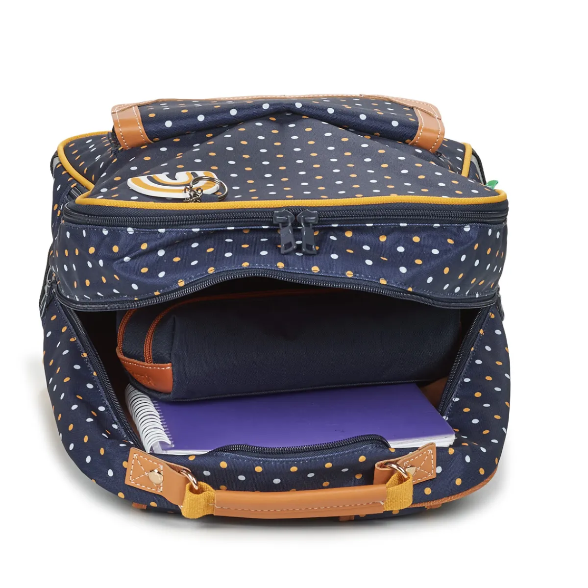 Outlet Tann's - FAUSTINE SAC A DOS POCHE AIMANTEE Marine