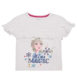 TEAM HEROES  - T-SHIRT LA REINE DES NEIGES Blanc Best