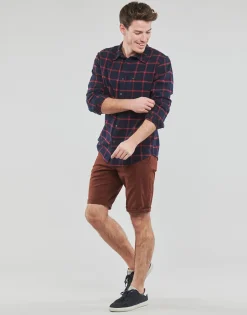 Sale Teddy Smith - SHORT CHINO Marron