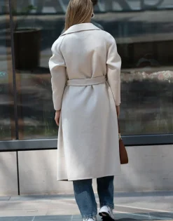 THEAD. - ABIGAIL COAT Blanc Clearance