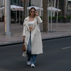 THEAD. - ABIGAIL COAT Blanc Clearance