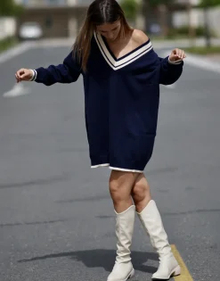 THEAD. - ALYSSA DRESS Marine